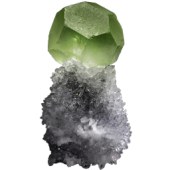 绿萤石与水晶