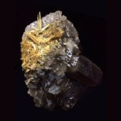 金红石水晶共生  巴西 尺寸30*26*18cm